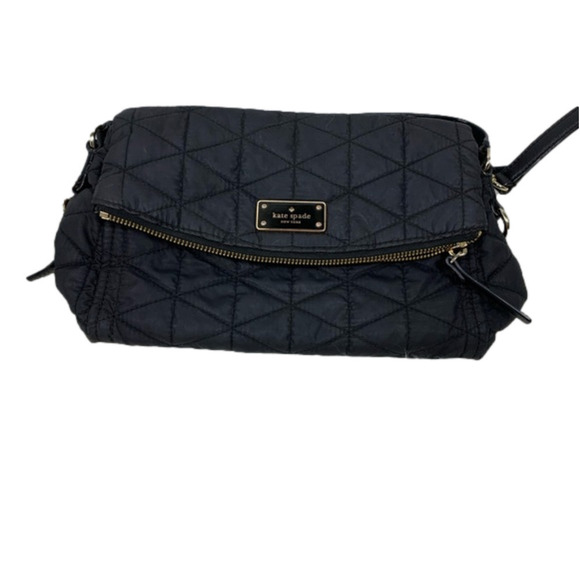 kate spade Handbags - Kate Spade Quilted Flap Purse – Black – Convertible Shoulder/Handbag